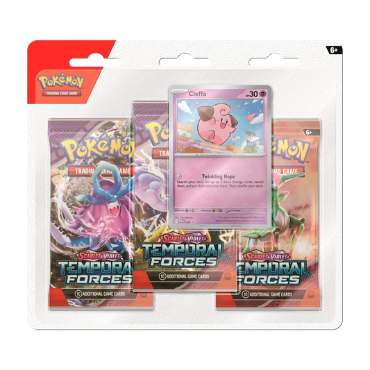 Pokemon Temporal Forces - 3 Pack Blister
