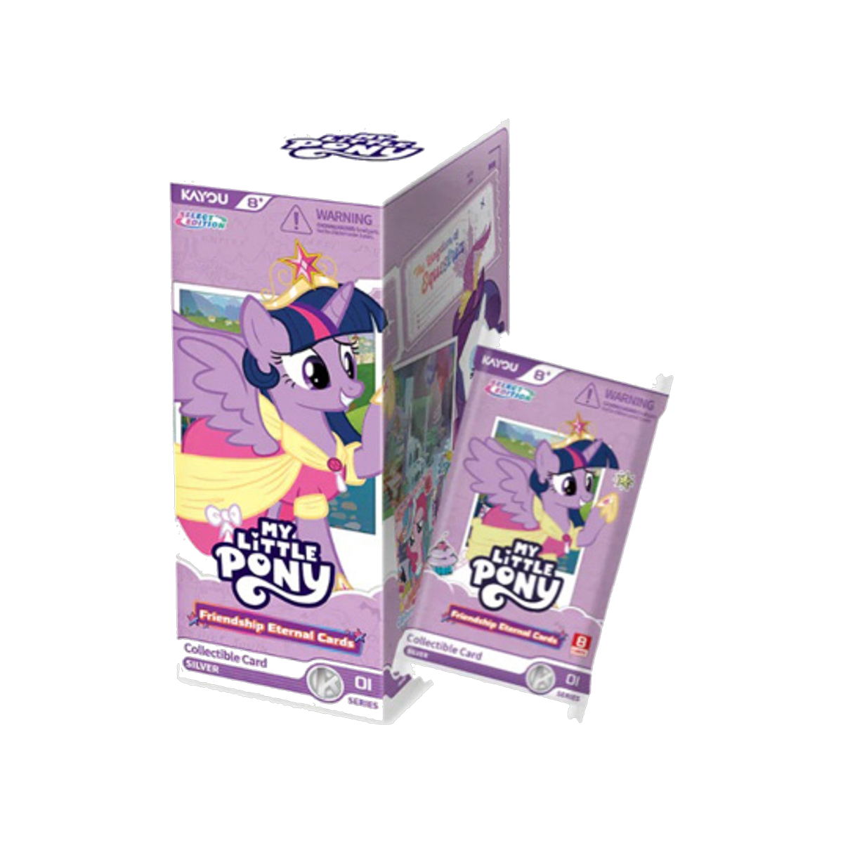 Kayou My Little Pony Friendship Eternal Fun Moments Edition Series 1 box with booster pack