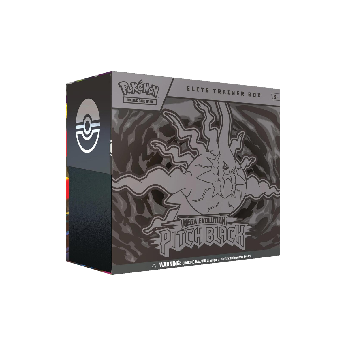 Pokemon Pitch Black Elite Trainer Box, front of box
