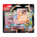 Pokemon Chaos Rising 3-pack blister with Charmeleon promo card, front of packaging