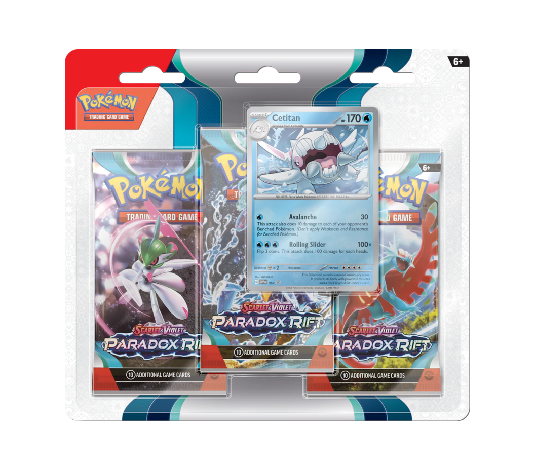 Pokemon Paradox Rift - 3 Pack Blister