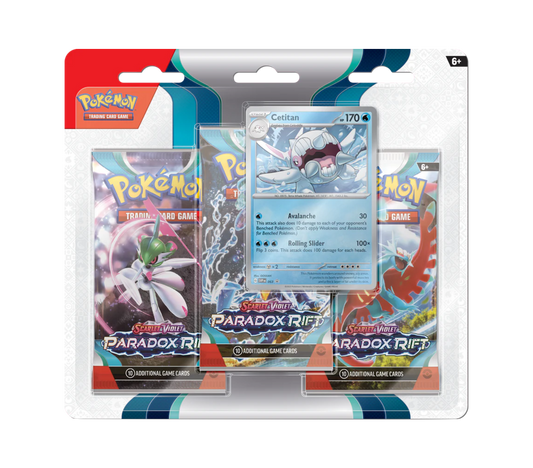 Pokemon Paradox Rift - 3 Pack Blister
