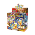 Boîte de boosters Pokémon Surging Sparks avec illustration de Pikachu, devant de l'emballage
