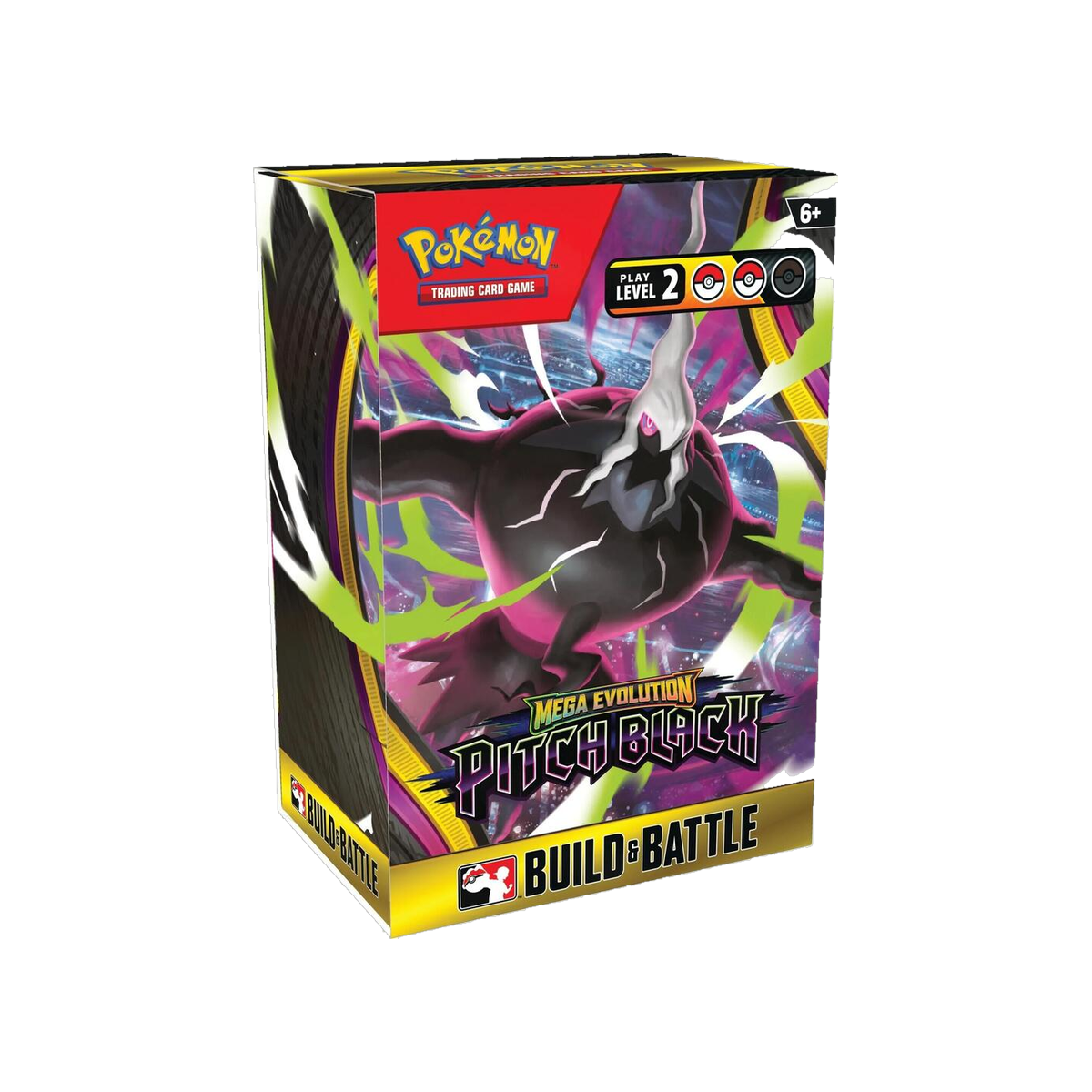 Pokemon Pitch Black Build and Battle Box, front of box