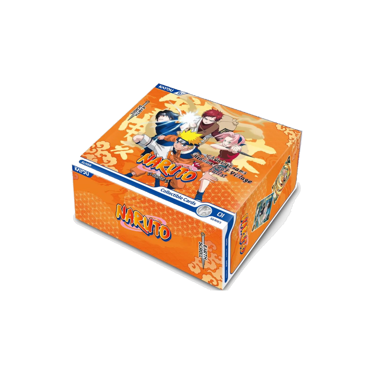 Kayou Naruto Earth Scroll Series 1 display box, front of box