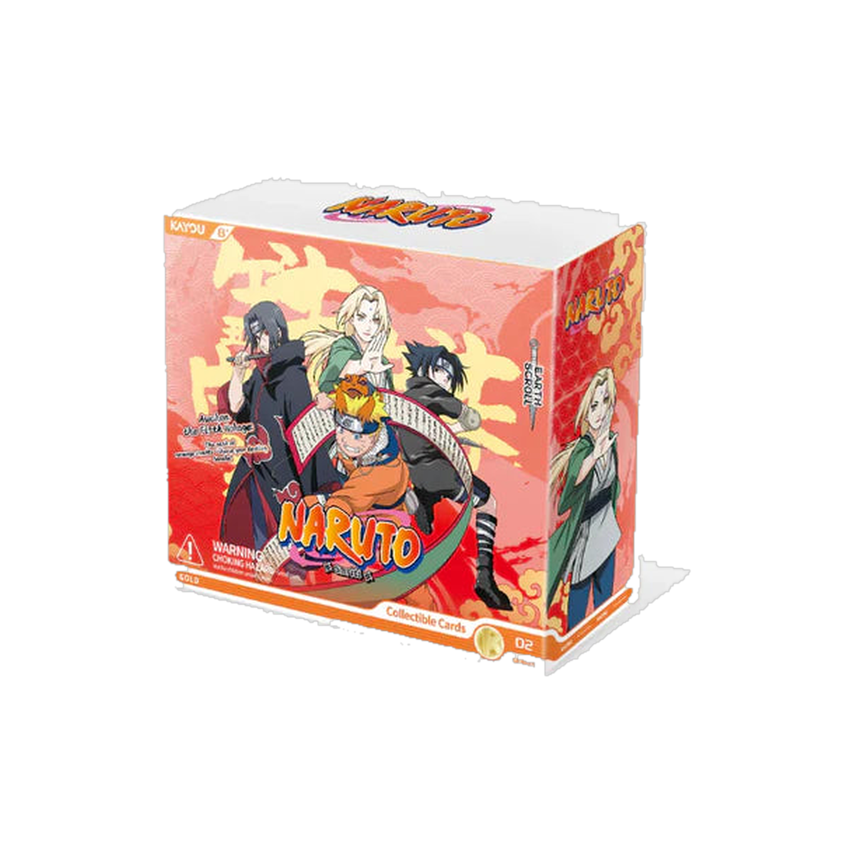 Kayou Naruto Earth Scroll Series 2 display box, front of box