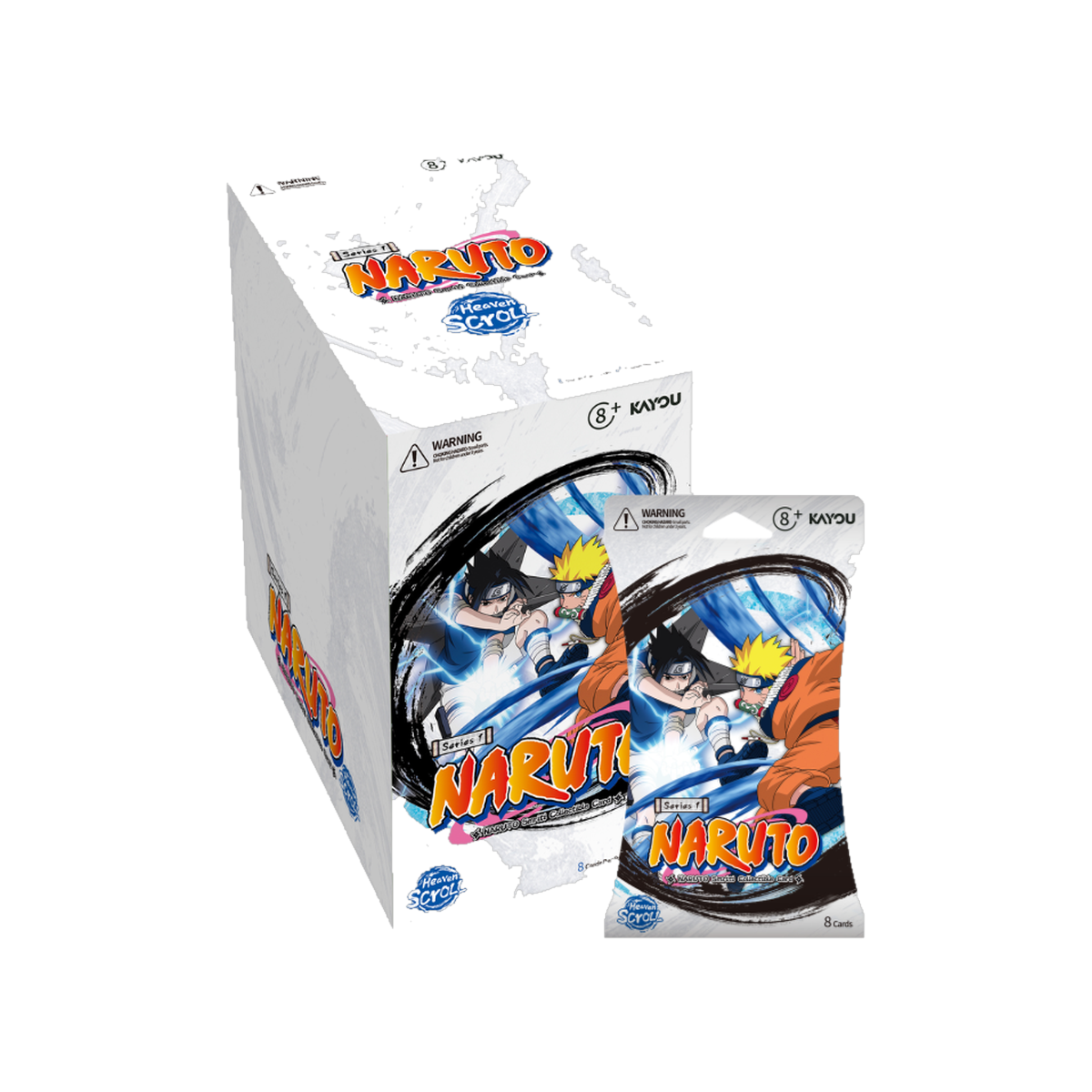 Kayou Naruto Heaven Scroll Series 1 display box with sealed packs