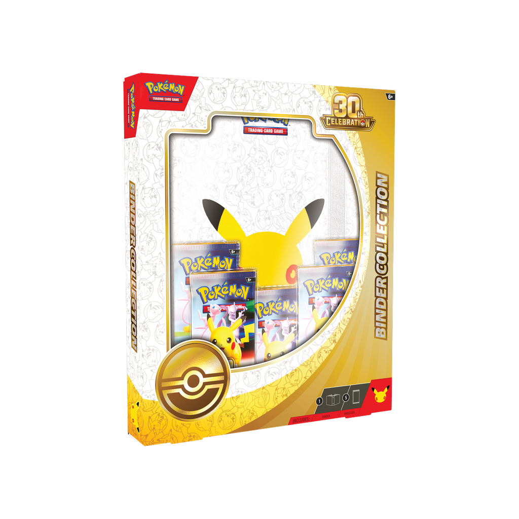 Pokemon 30th Celebration - Binder Collection, sealed collection box, front of box