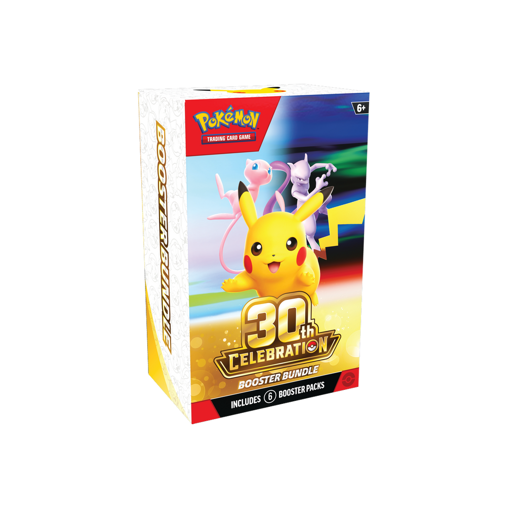 Pokemon 30th Celebration - Booster Bundle, sealed booster bundle, front of pack