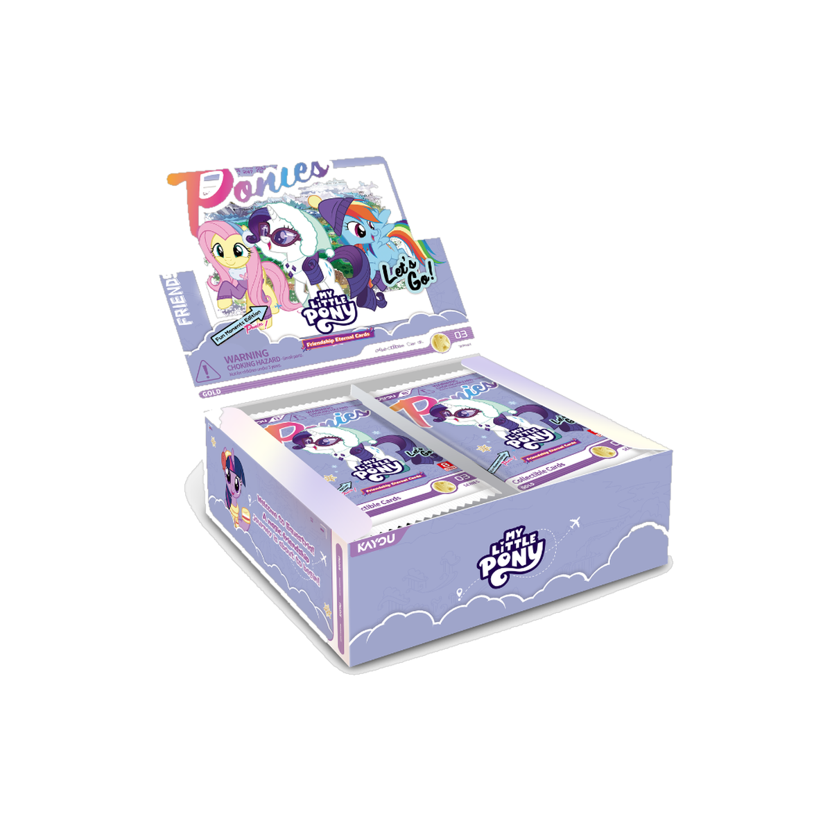 Kayou My Little Pony Friendship Eternal Fun Moments Edition Series 2 open display box with packs