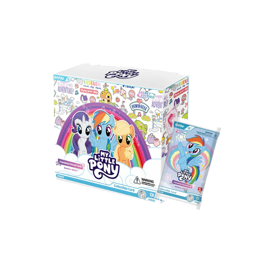 Kayou My Little Pony Friendship Eternal Rainbow Edition Series 1 display box with booster pack