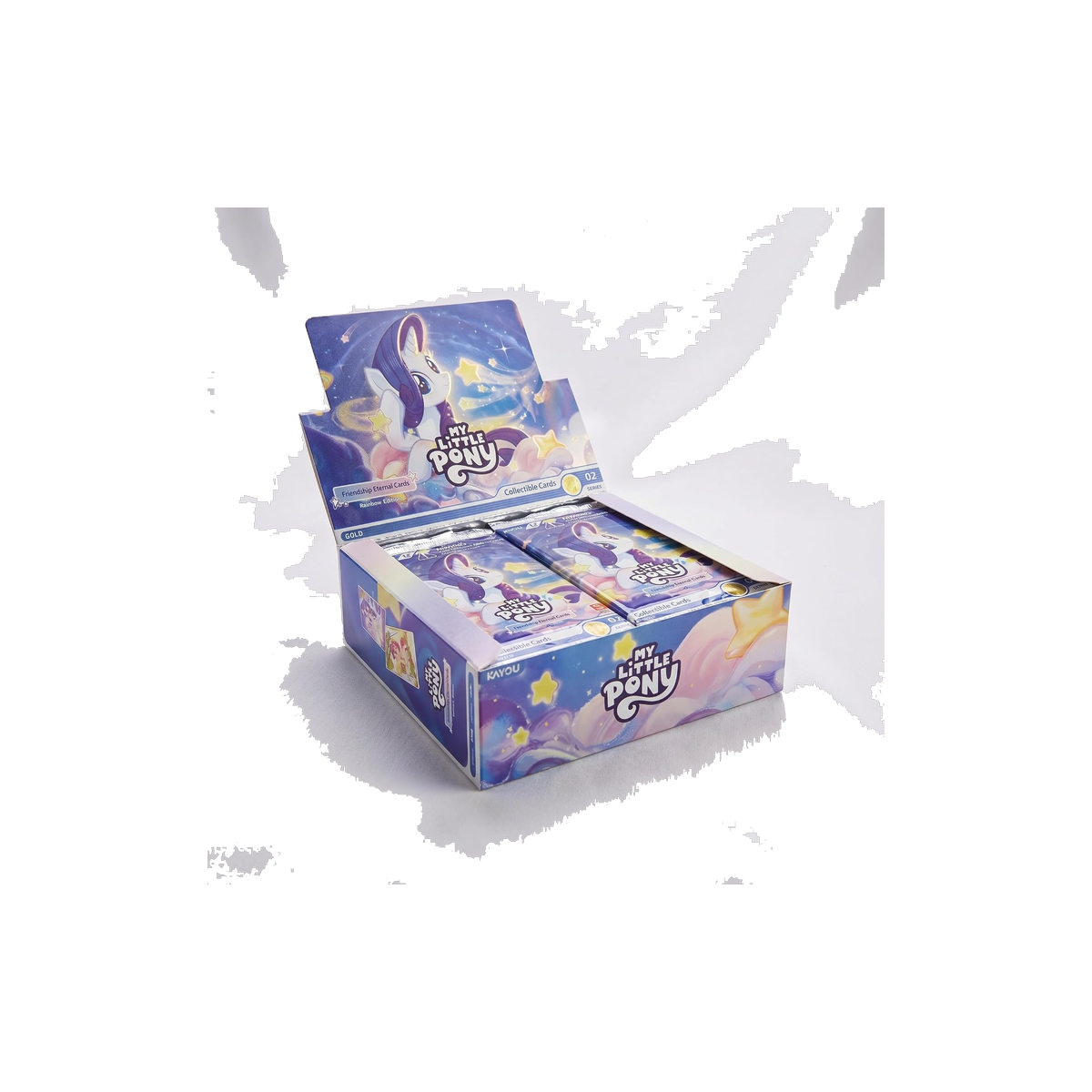 Kayou My Little Pony Friendship Eternal Rainbow Edition Series 2 box with booster pack