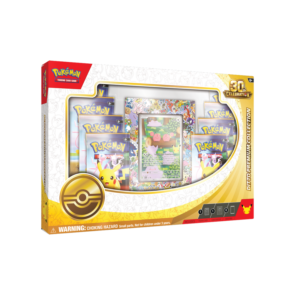 Pokemon 30th Celebration - Ditto Premium Collection, sealed collection box, front of box