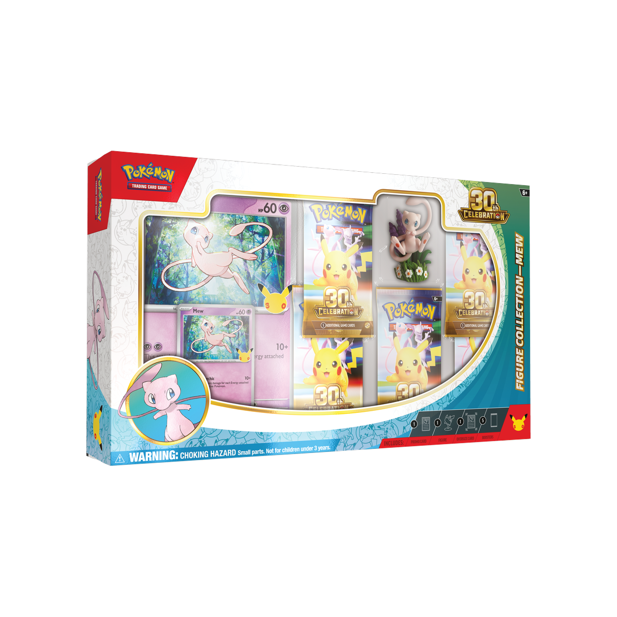 Pokemon 30th Celebration - Figure Collection, Mew version, front of box