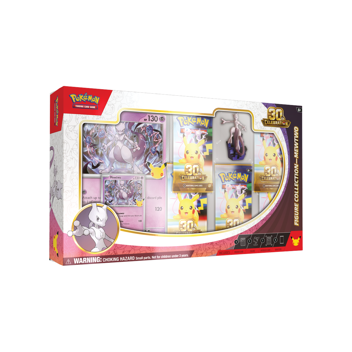 Pokemon 30th Celebration - Figure Collection, Mewtwo version, front of box