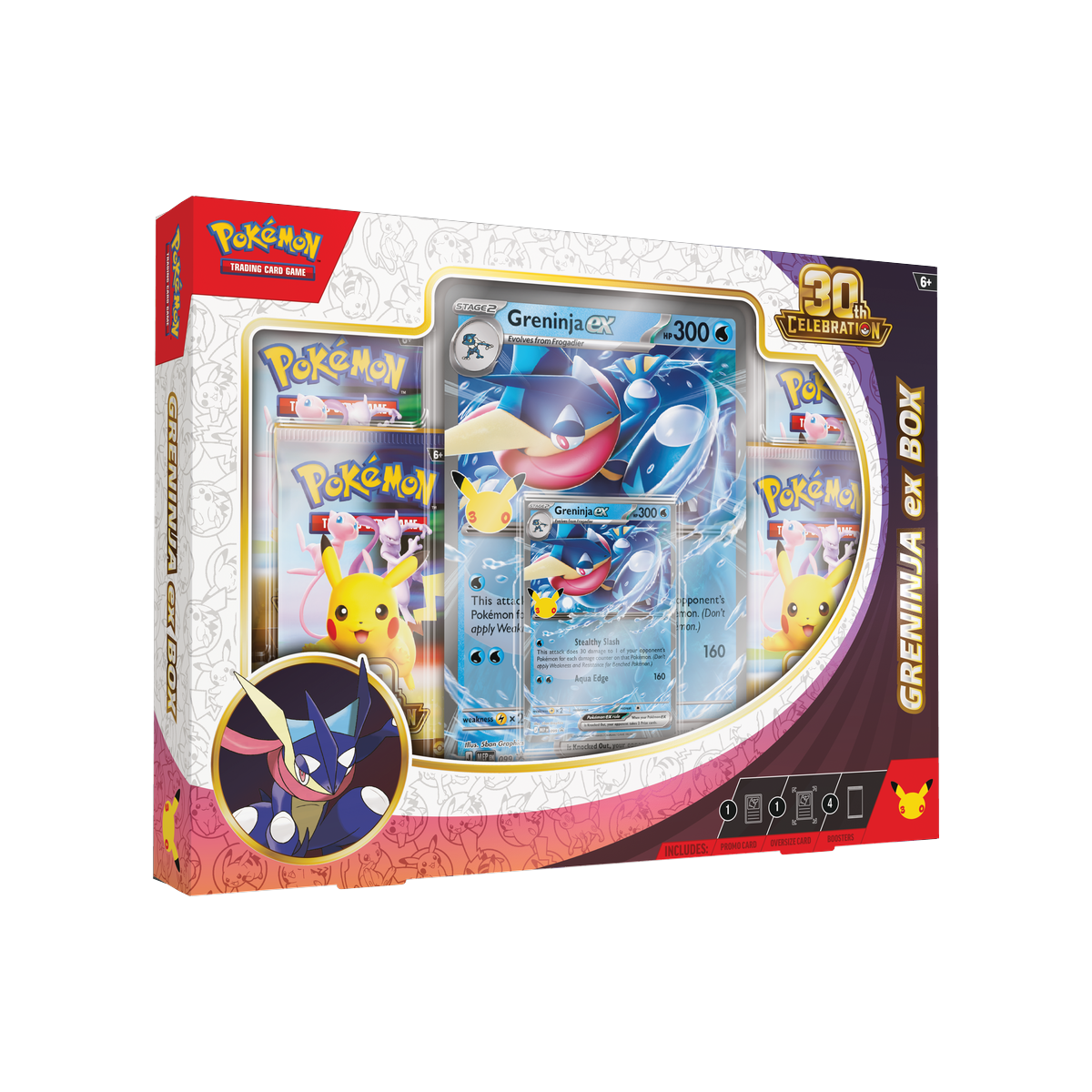 Pokemon 30th Celebration - ex Box, Greninja ex version, front of box