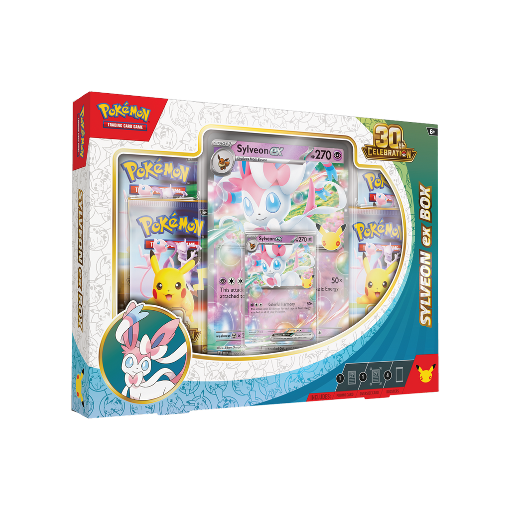 Pokemon 30th Celebration - ex Box, Sylveon ex version, front of box