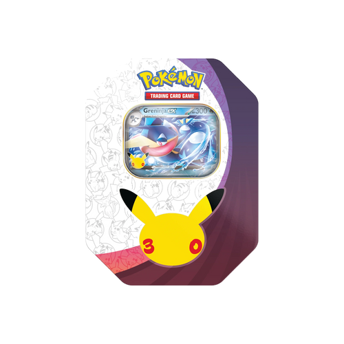 Pokemon 30th Celebration - ex Tin, Greninja ex version, sealed tin