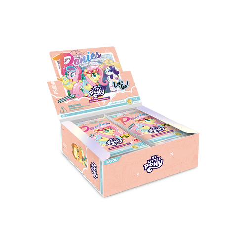 Kayou My Little Pony - Friendship Eternal Fun Moments Edition Series 2, open display box showing booster packs