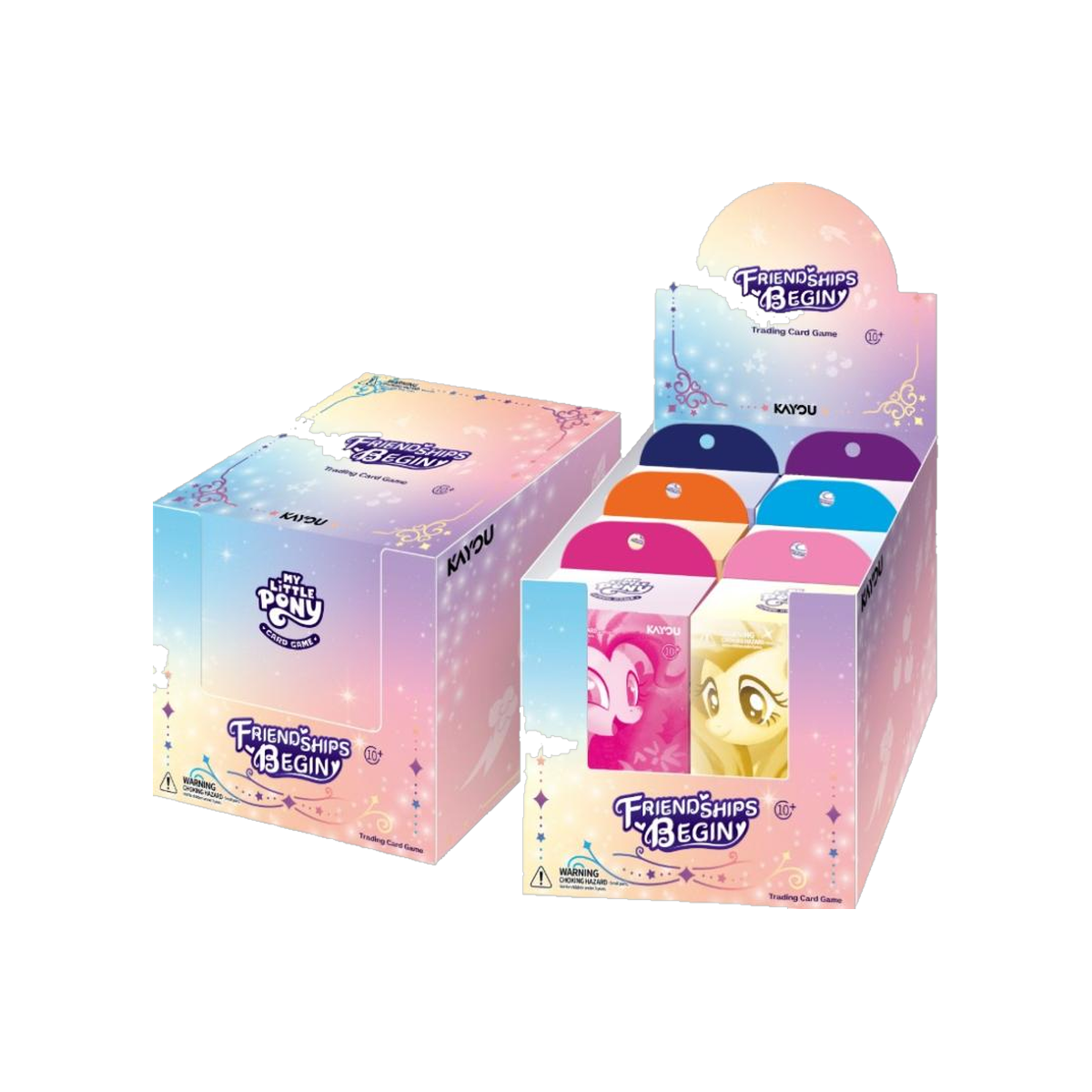 Kayou My Little Pony - Friendships Begin Starter Deck Display, display carton with the six starter decks