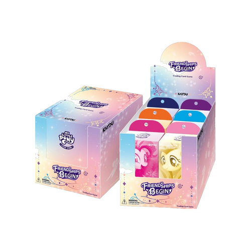 Kayou My Little Pony - Friendships Begin Starter Deck Display, display carton with the six starter decks