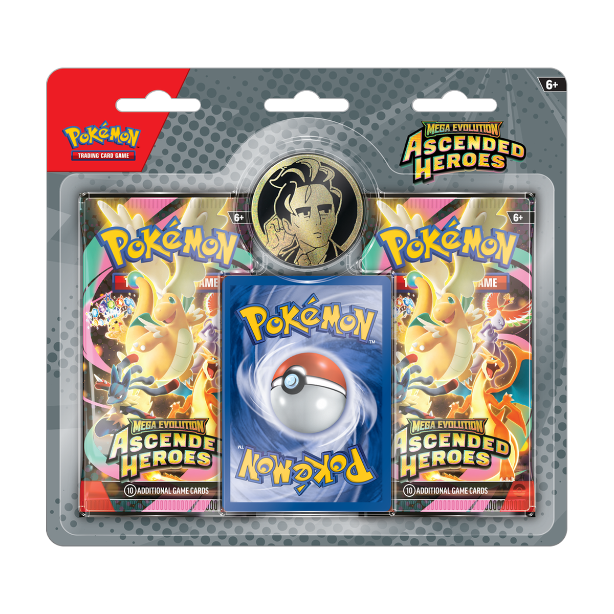 Pokemon Ascended Heroes - 2 Pack Blister, sealed two pack blister, front