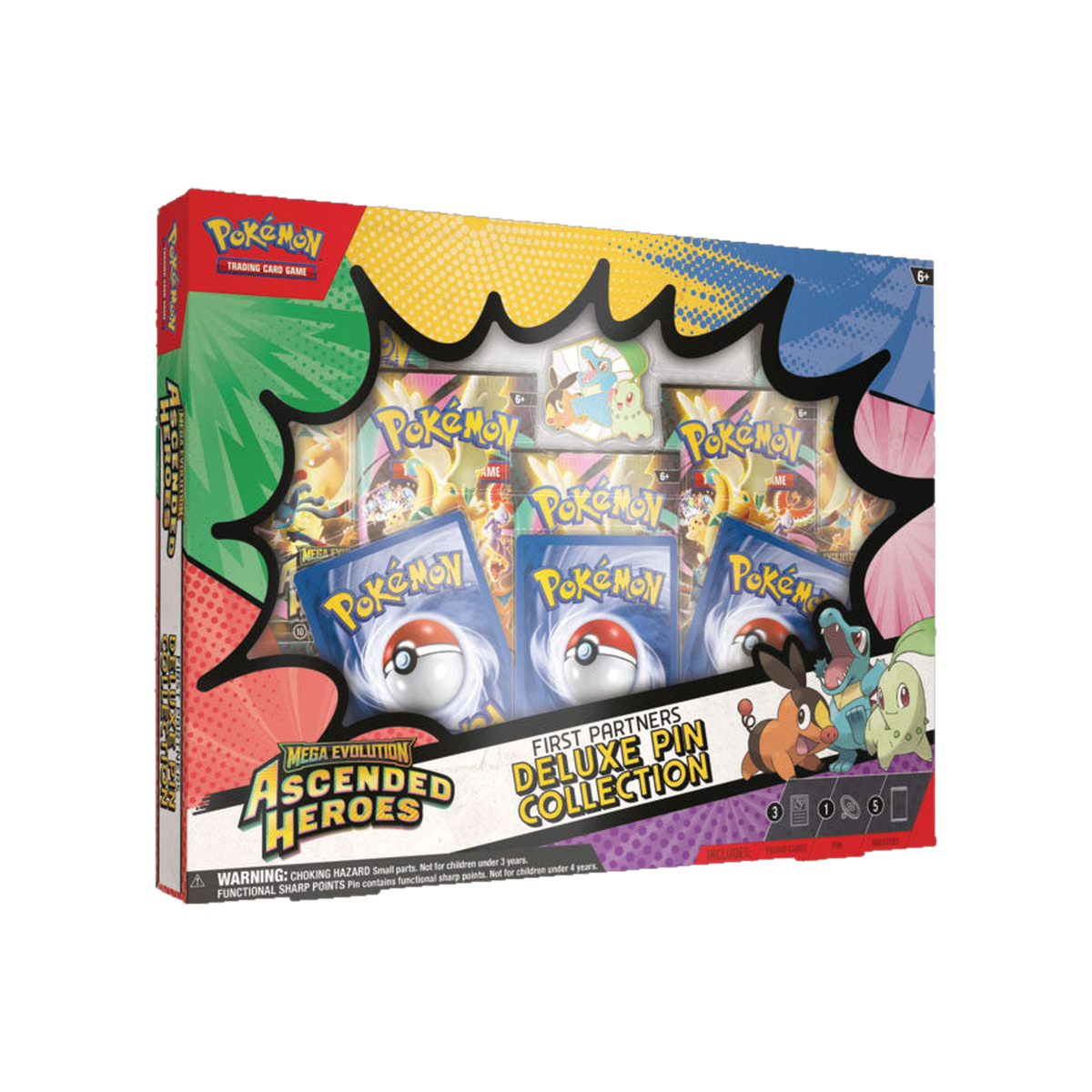 Pokemon Ascended Heroes - Deluxe Pin Collection, sealed collection box, front of box