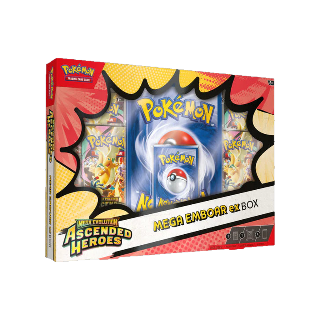 Pokemon Ascended Heroes - Mega ex Box, sealed collection box, front of box