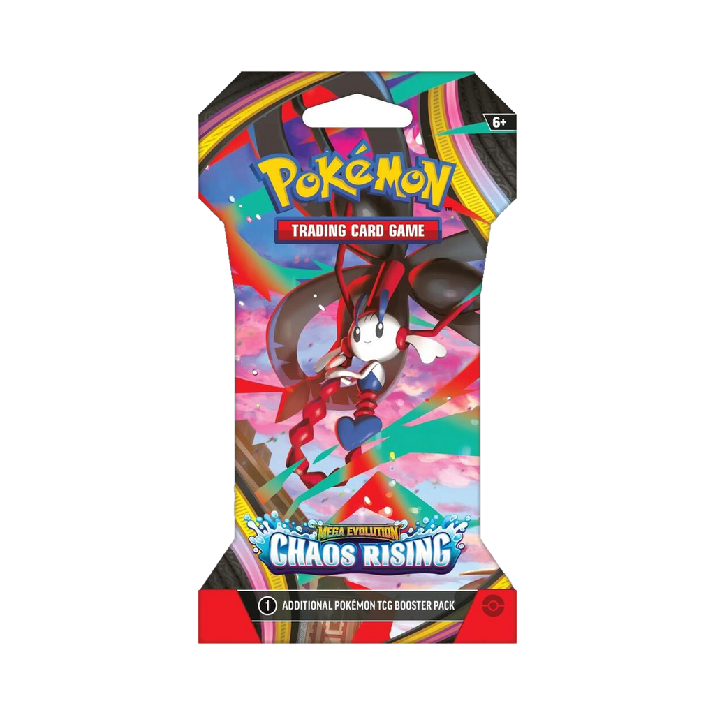 Pokemon Chaos Rising - Sleeved Blister Packs, single sleeved booster with Mega Floette artwork
