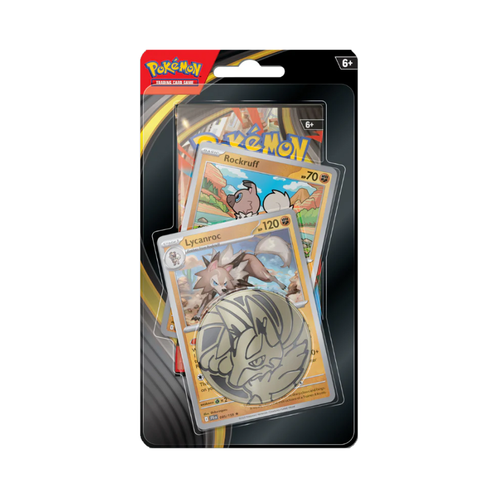 Pokemon Mega Evolution - Checklane Blister, second view showing pack contents and set artwork