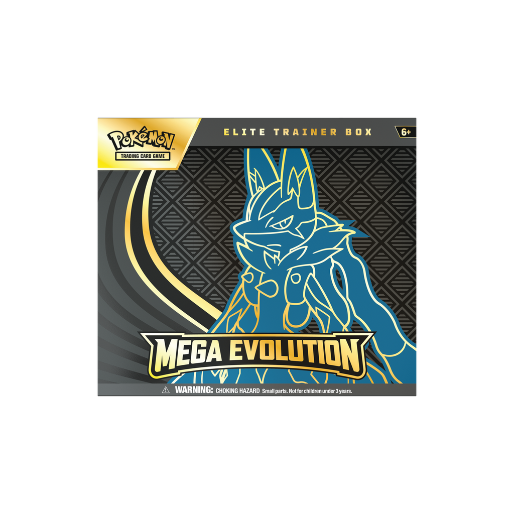 Pokemon Mega Evolution - Elite Trainer Box, sealed Elite Trainer Box, front of box