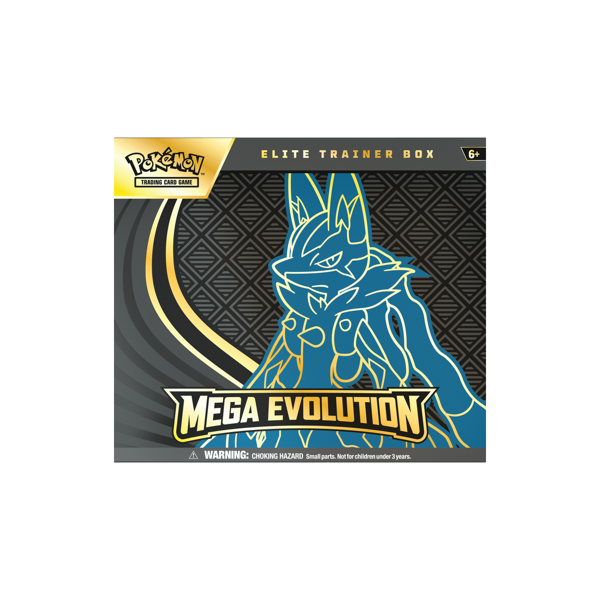 Pokemon Mega Evolution - Elite Trainer Box, sealed Elite Trainer Box, front of box