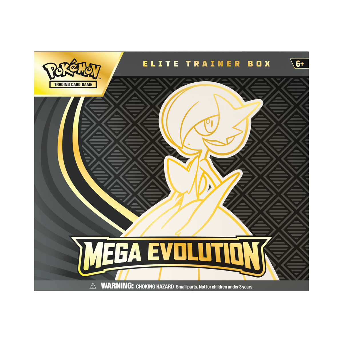 Pokemon Mega Evolution - Elite Trainer Box, second view showing pack contents and set artwork