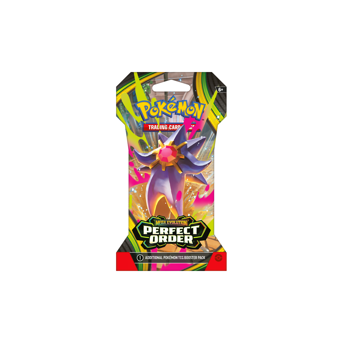 Pokemon Perfect Order - Sleeved Blister Packs, sealed sleeved booster pack blister, front