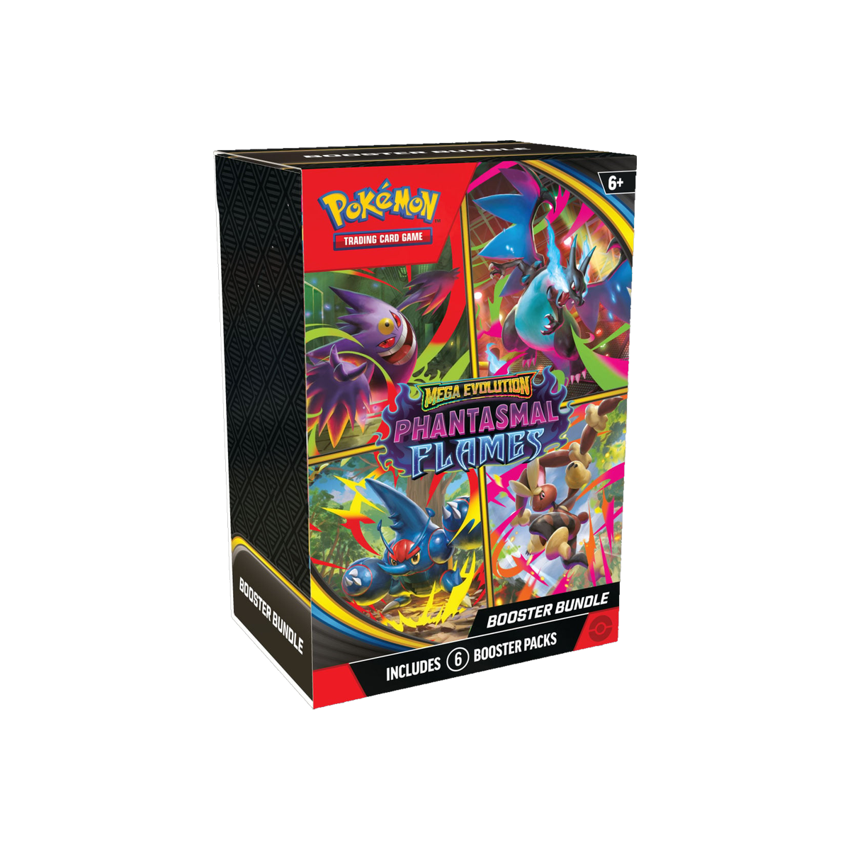 Pokemon Phantasmal Flames - Booster Bundle, sealed booster bundle, front of pack